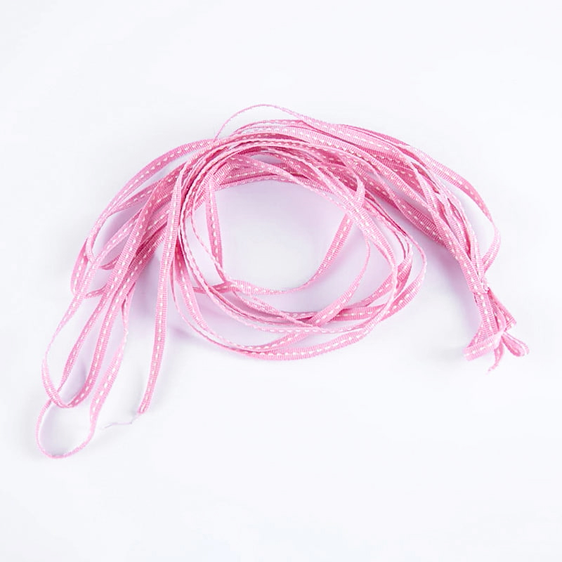 Sangle jacquard en pointillés en polyester tissé de 0,5 cm