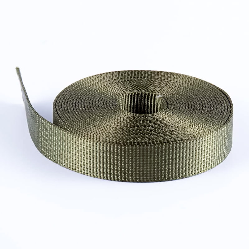 Sangle flexible en sergé de polyester de 2,5 cm pour colliers de chien